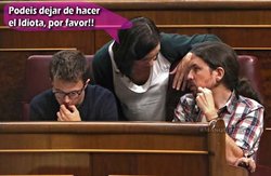 Bescansa, Errejon, Pablo Iglesias,Podemos, Cortes, Diputados.jpg