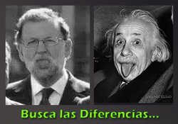 Rajoy, Einstein, Lengua, Diferencias, Buscar, Encontrar,.jpg