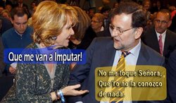 Rajoy, Aguirre, Imputacion, Delito, dinero, financiar, ilegal, fondos .jpg