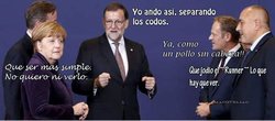 Rajoy, Merckel, Europa, Congreso,Codos, Pollo, Runner, .jpg