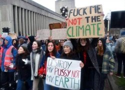 Cambio climatico,Manifestacion, Fuck, Pussy.jpg