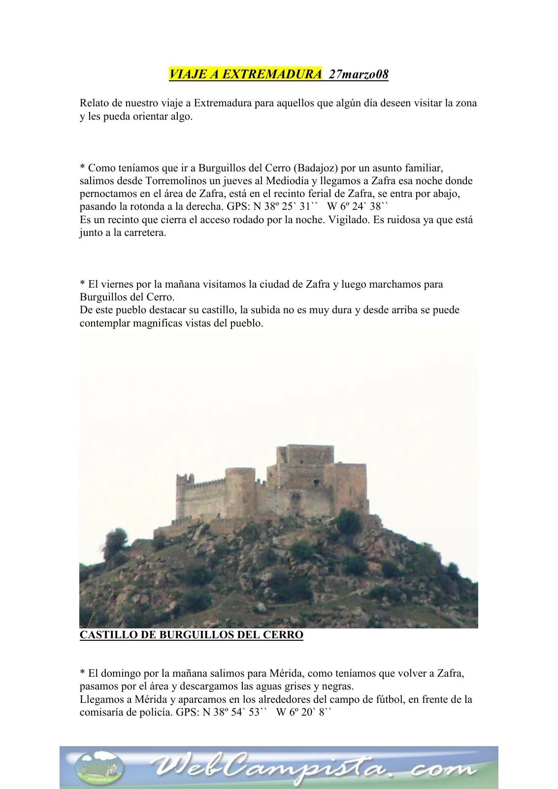 Portada — Viaje por Extremadura
