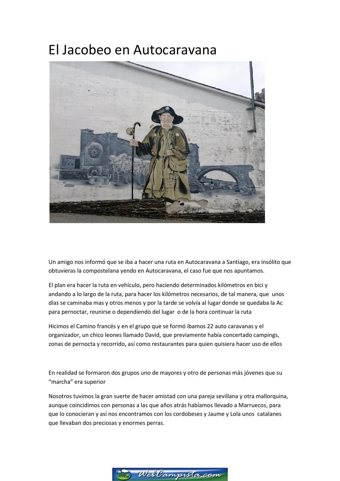Portada — El Jacobeo en Autocaravana