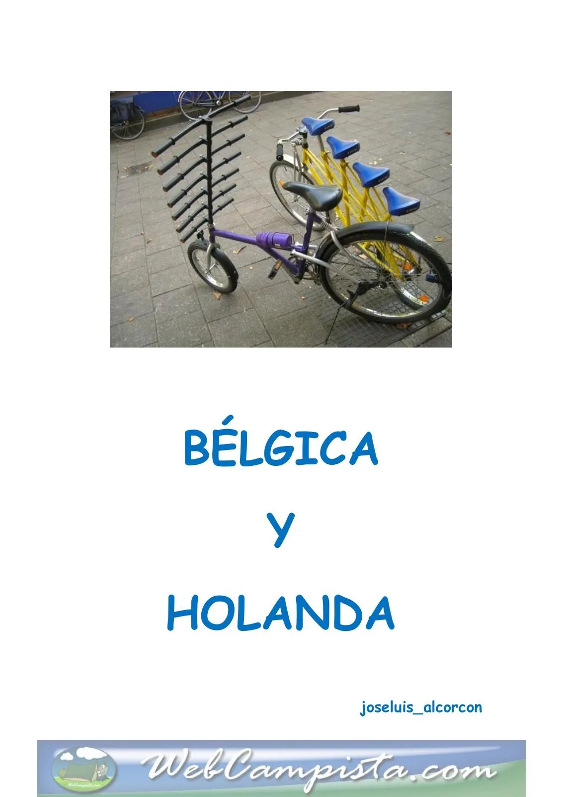 Portada — Bélgica y Holanda