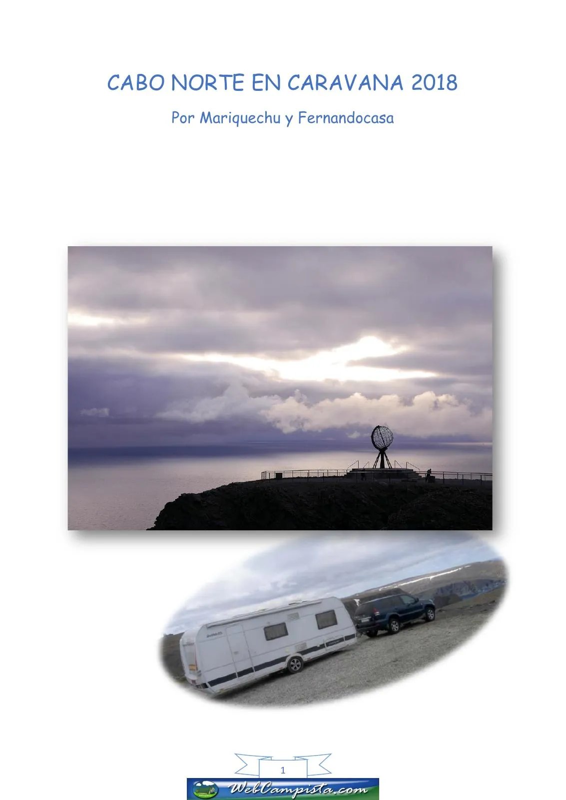 Portada — Cabo Norte en Caravana 2018