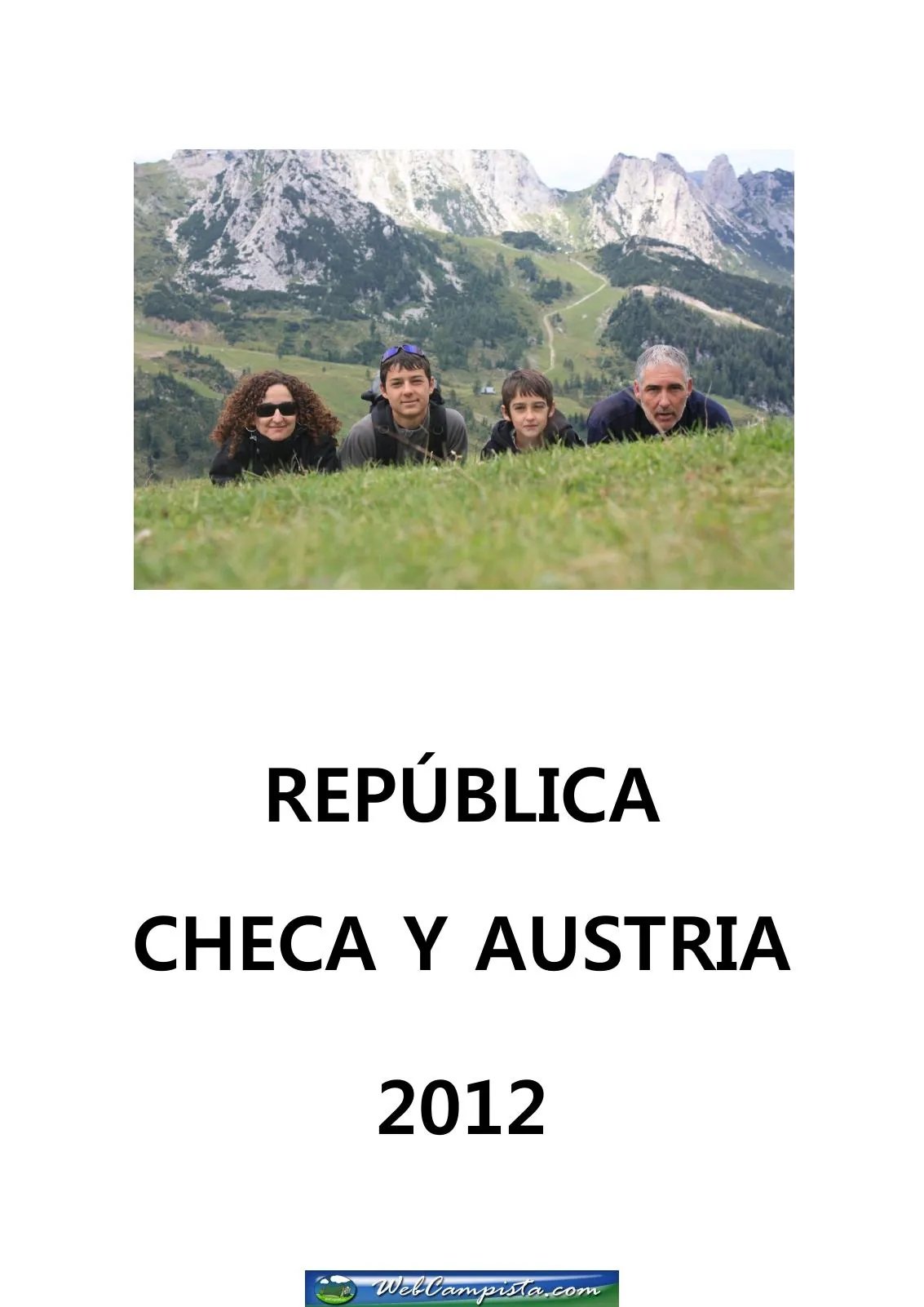 Portada — República Checa y Austria 2012
