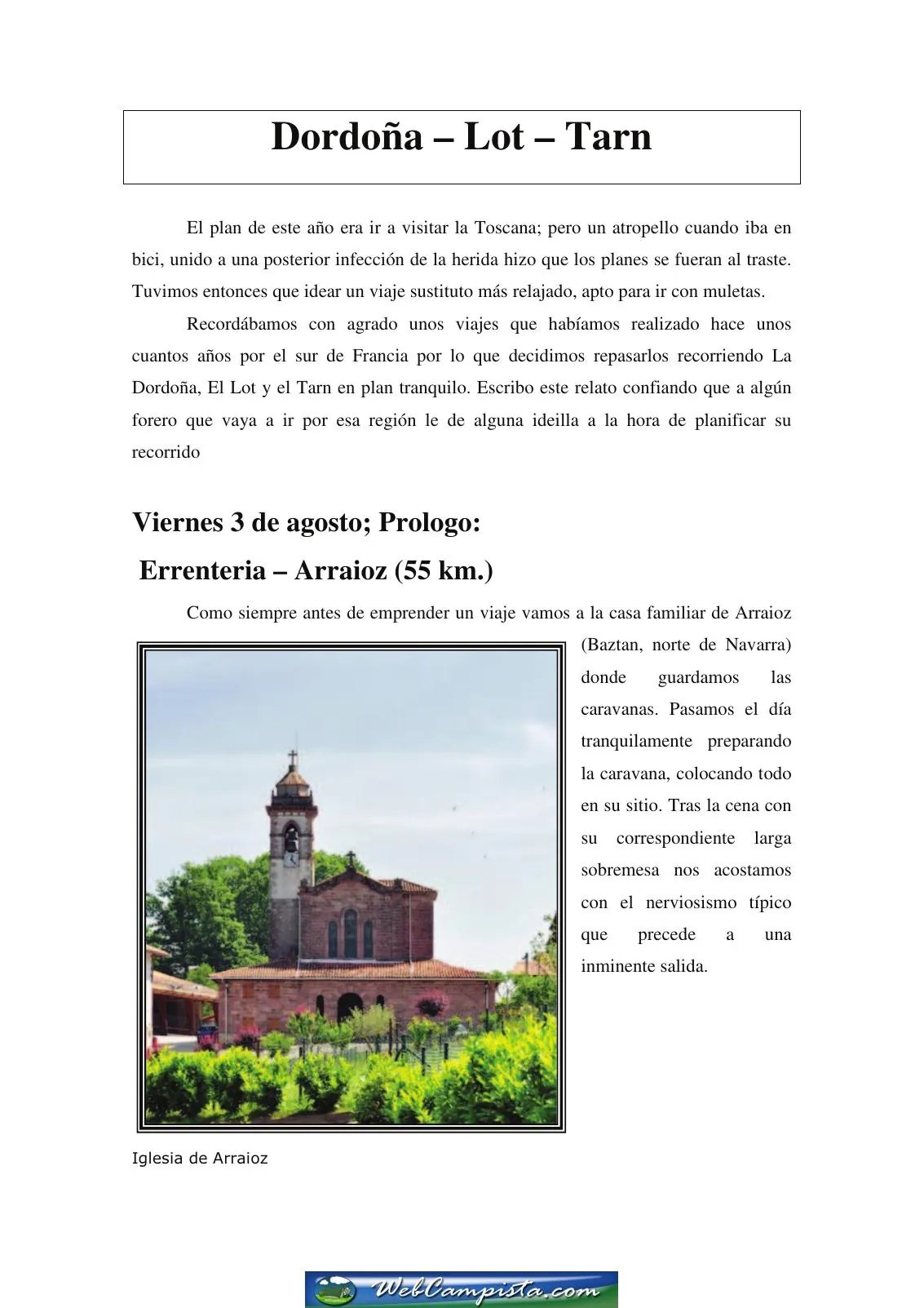 Portada — Dordoña - Lot - Tarn