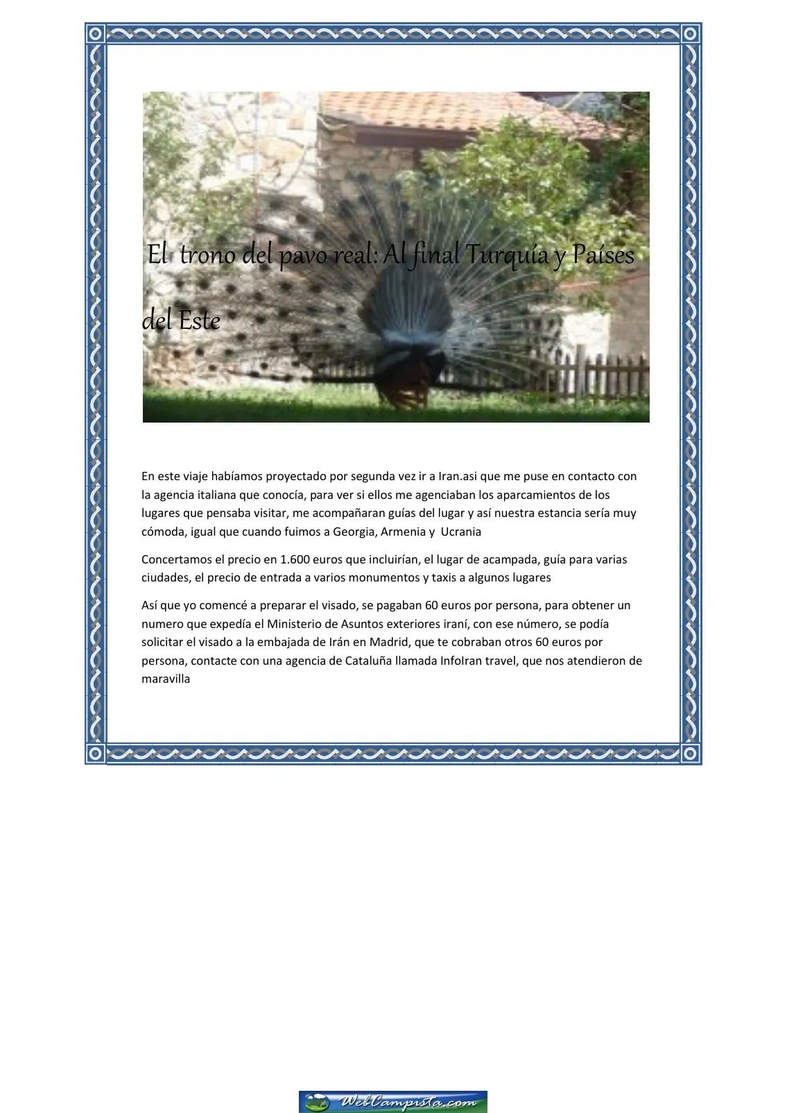 Portada — El trono del Pavo Real por abueletes
