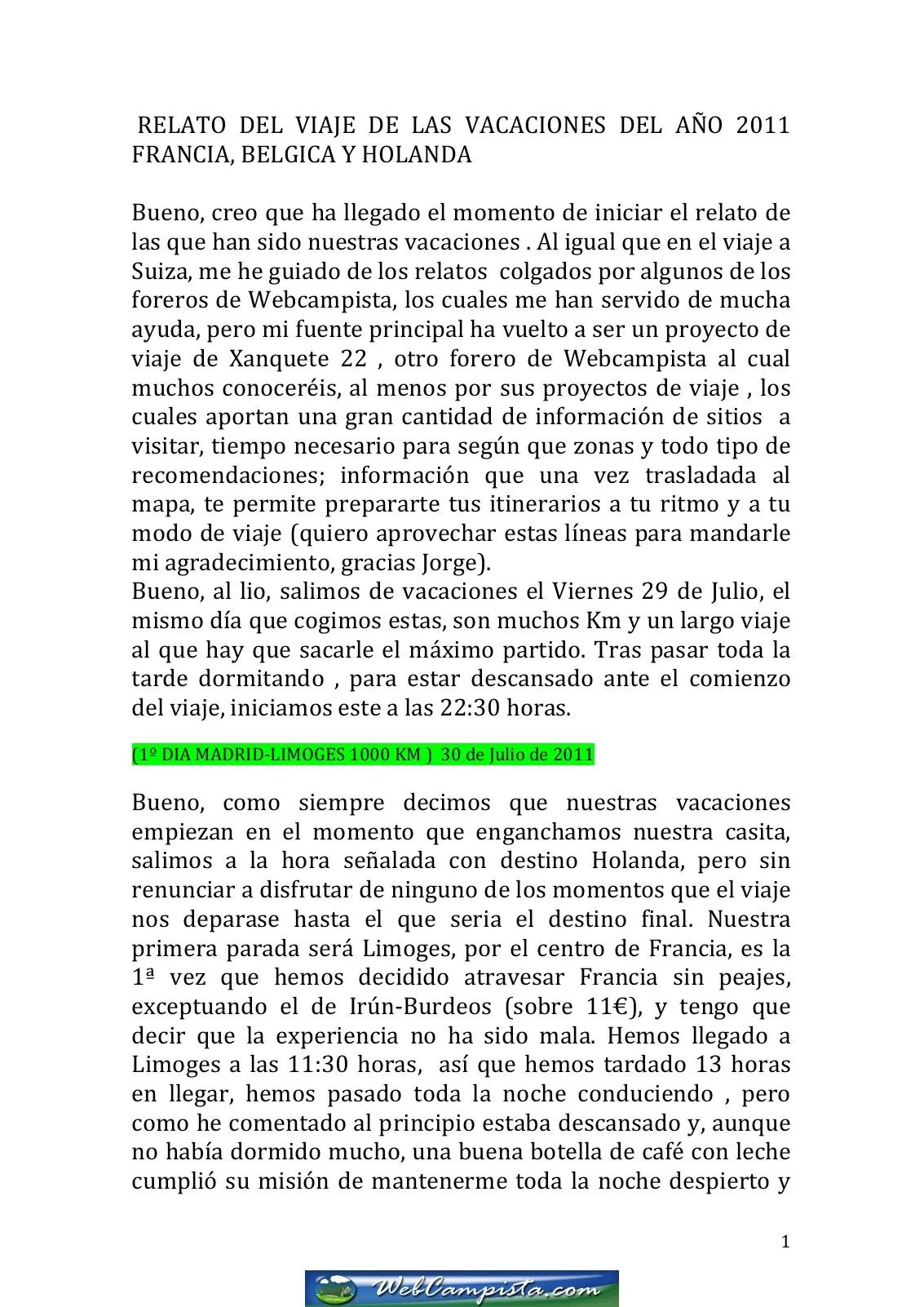 Portada — Viaje a Francia, Belgica y Holanda 2011