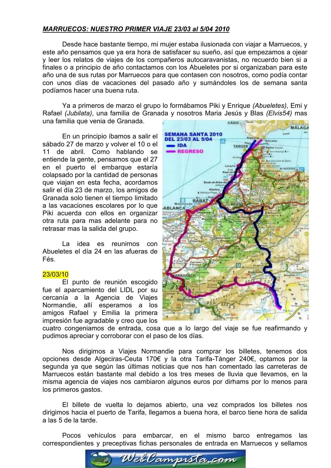 Portada — Nuestro primer viaje a Marruecos