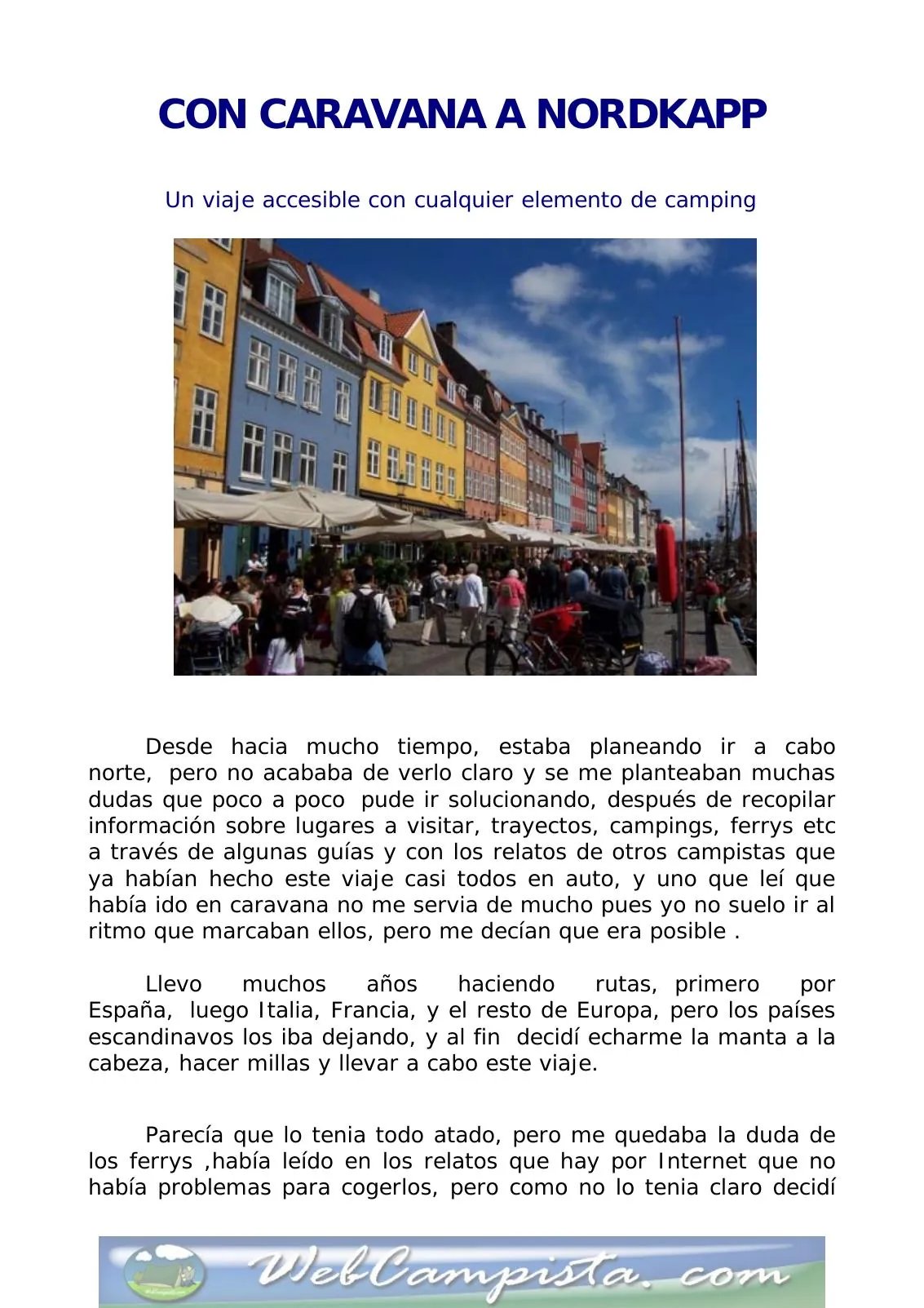 Portada — Con caravana a nordkapp