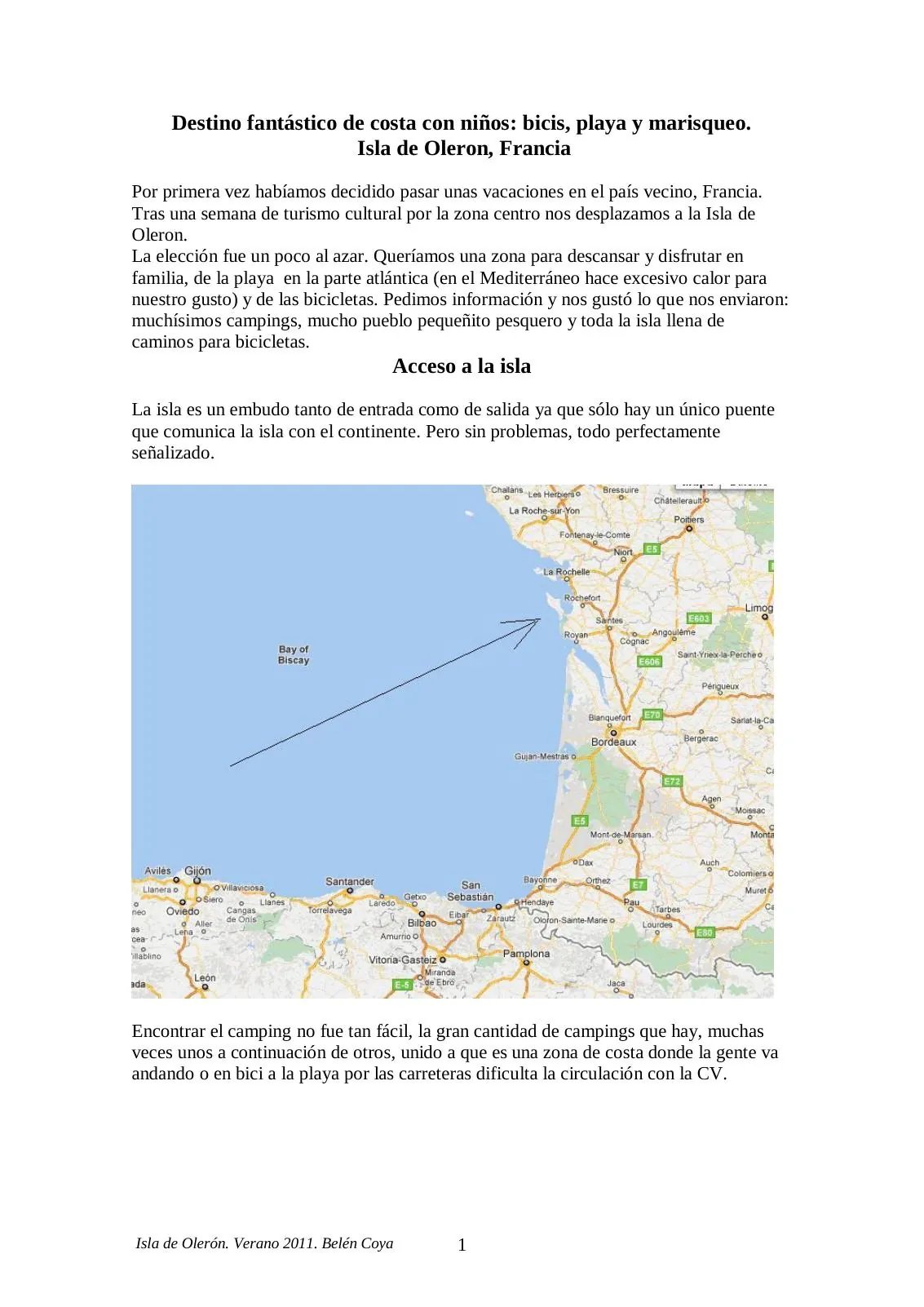 Portada — Destino fantástico con niños: Isla Oleron (Francia)