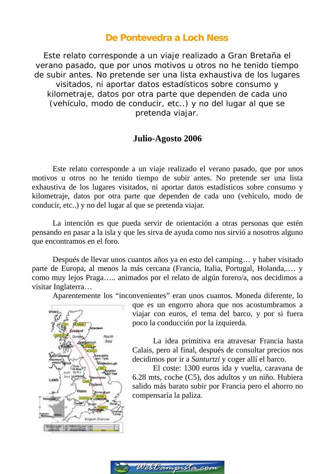 Portada — De Pontevedra a Loch Ness...