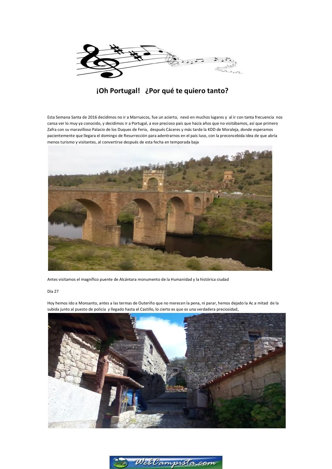Portada — Oh Portugal! ¿Por qué te quiero tanto?