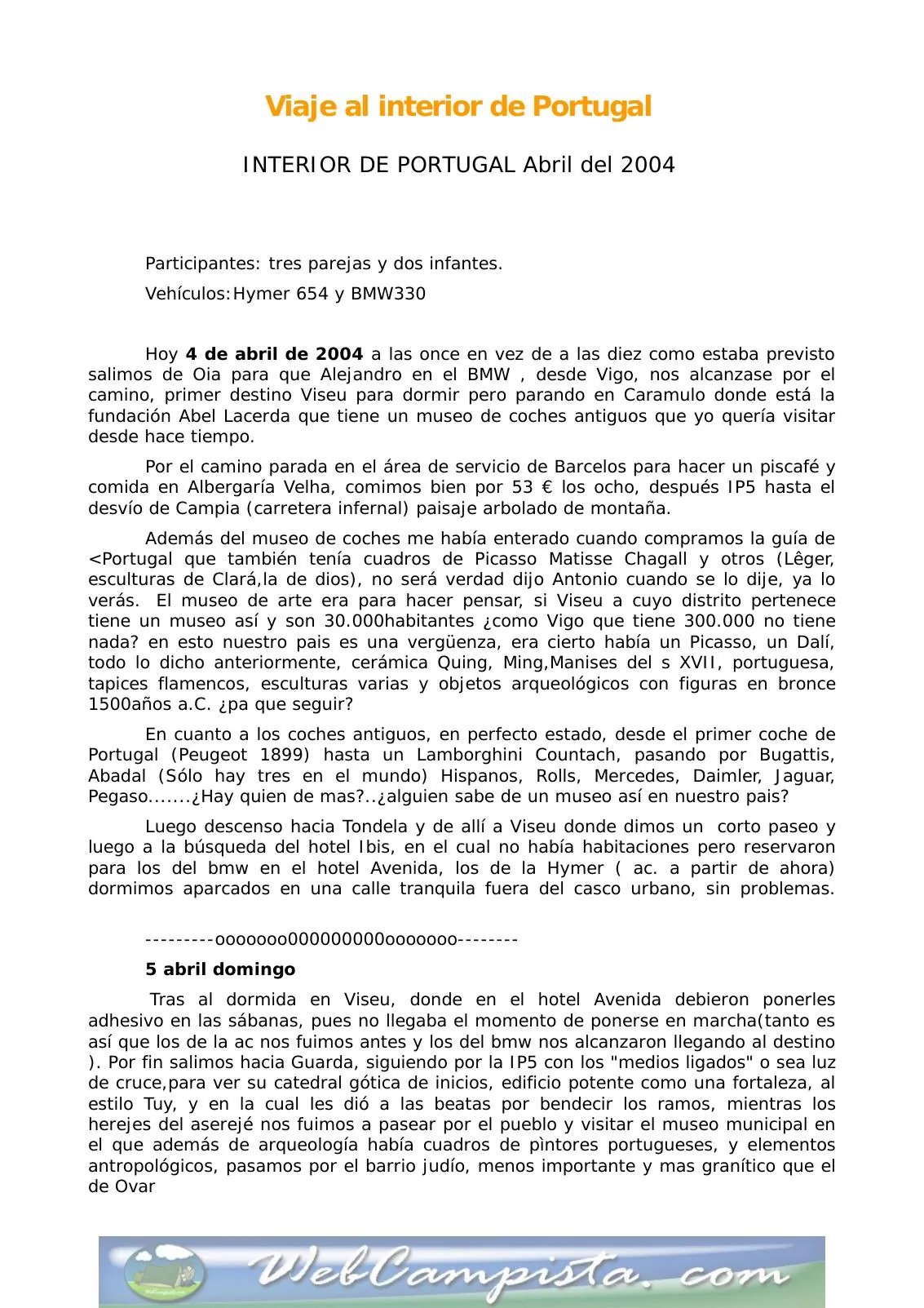 Portada — Viaje al interior de Portugal