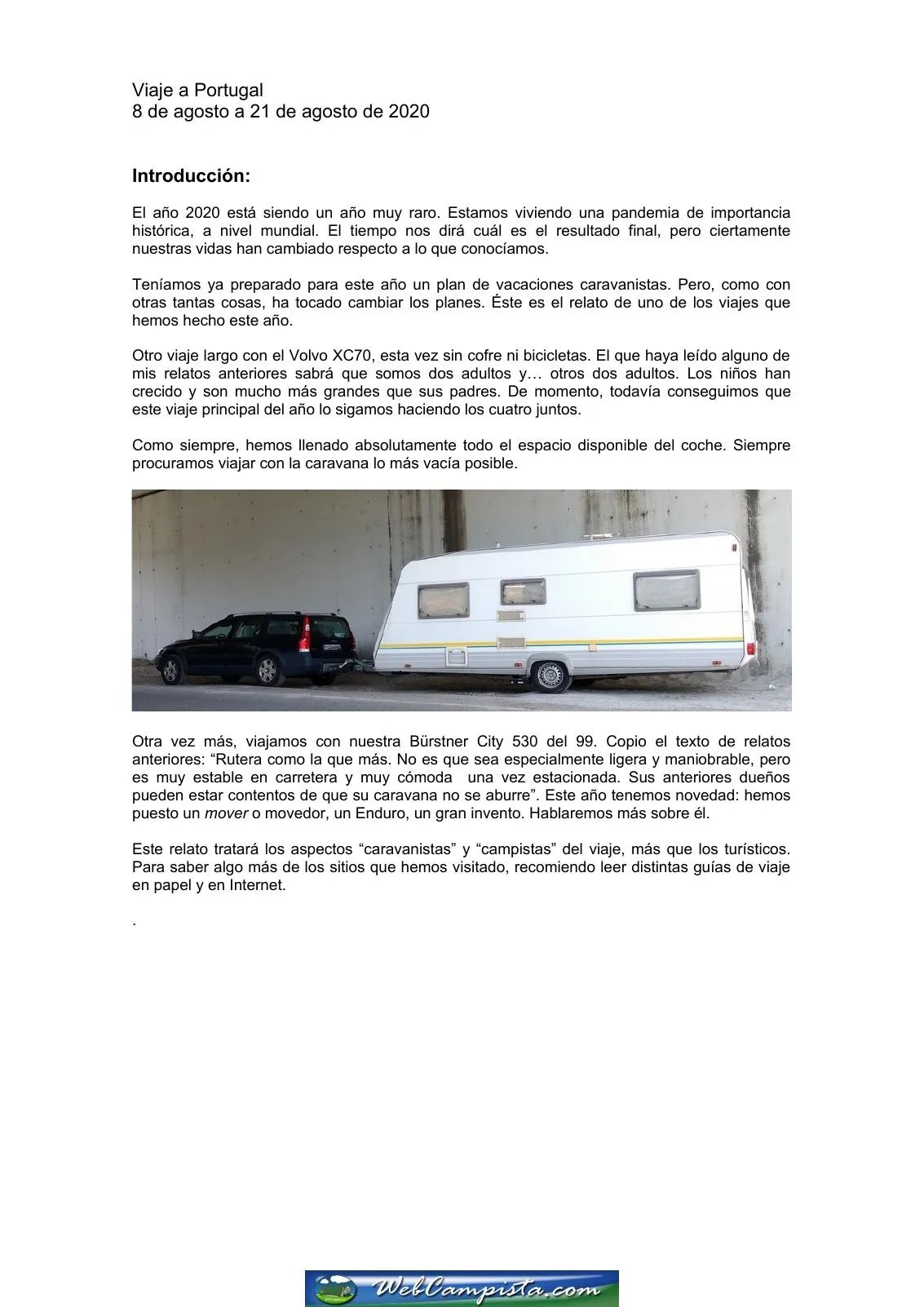 Portada — Viaje a Portugal, agosto 2020