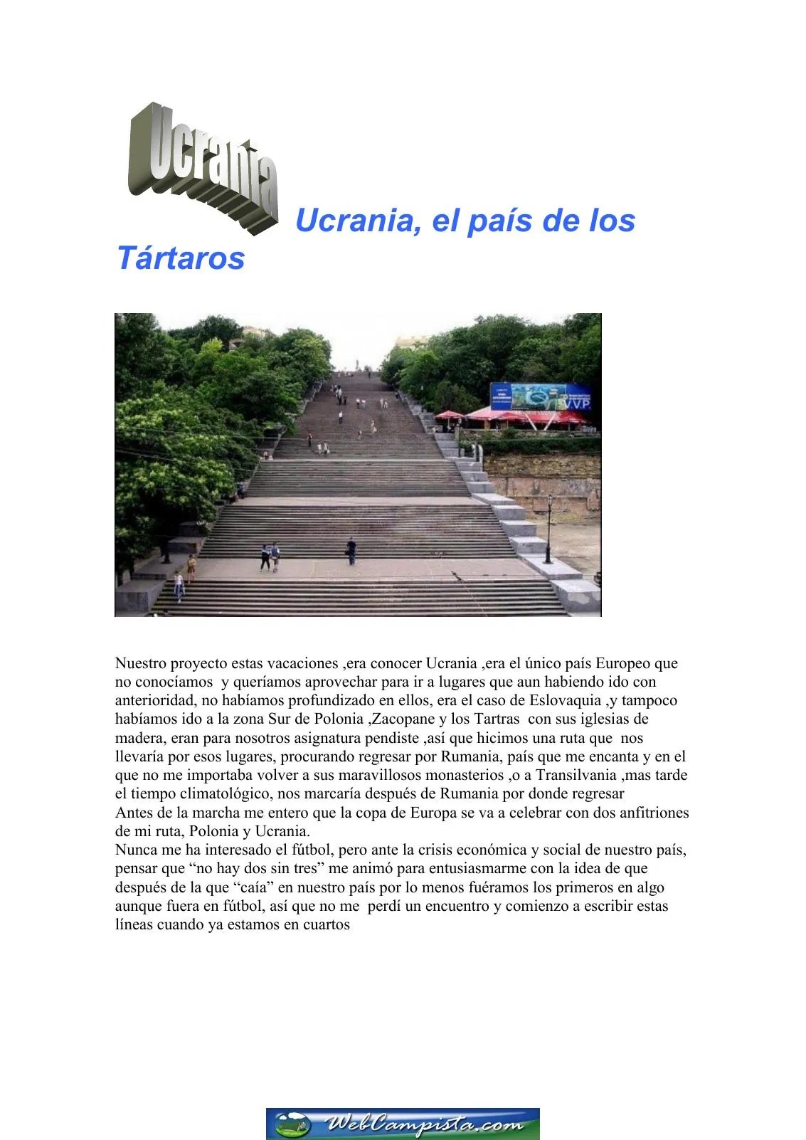 Portada — Ucrania, el pais de los Tártaros