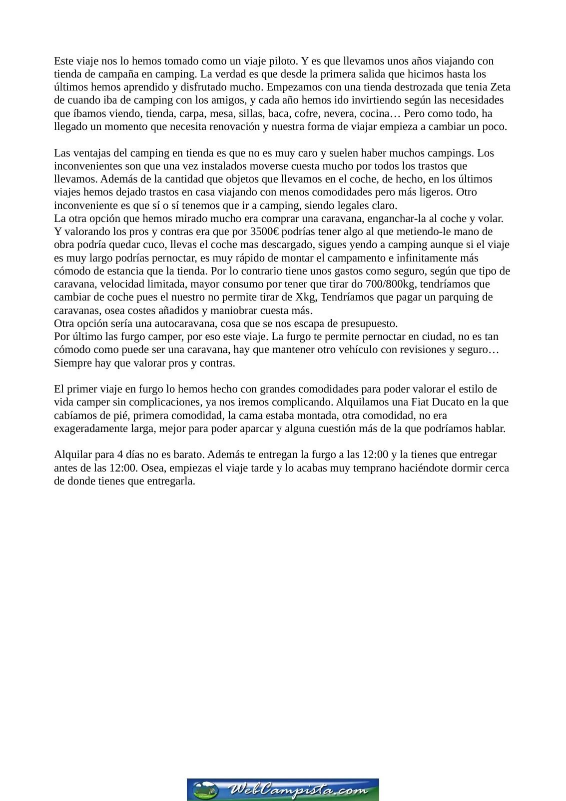 Portada — Toma de contacto camper - Euskadi
